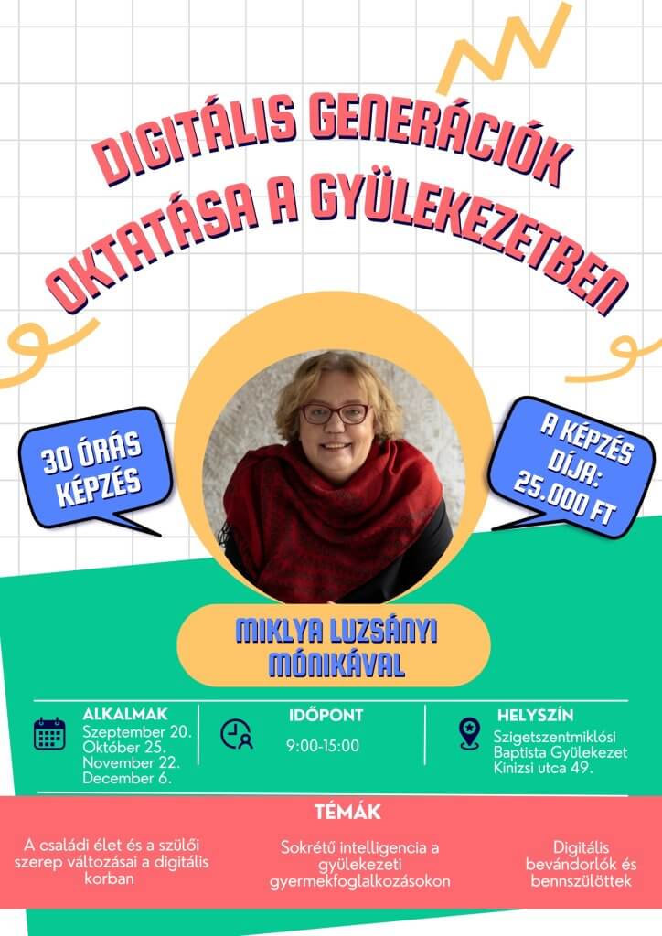 Digitális generációk tanítása a gyülekezetben