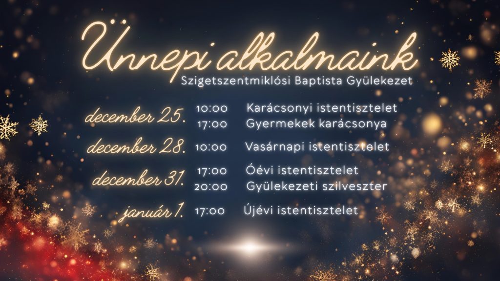 Év végi programjaink