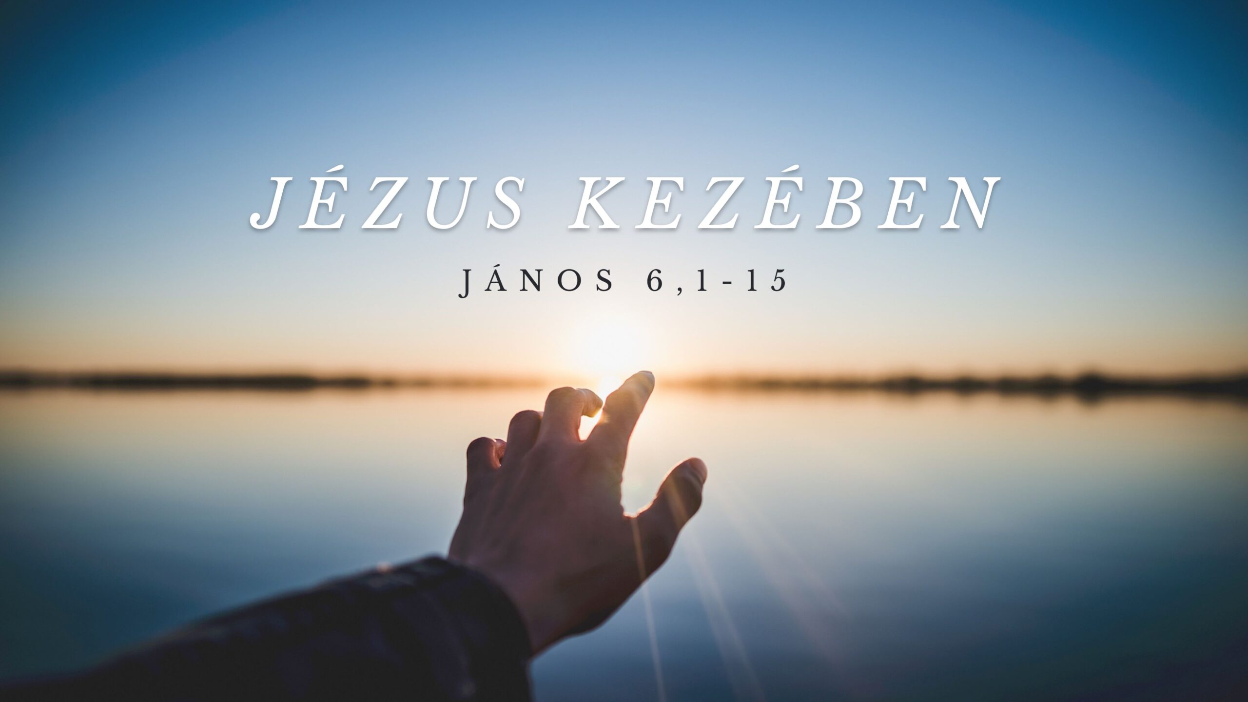 Jézus kezében