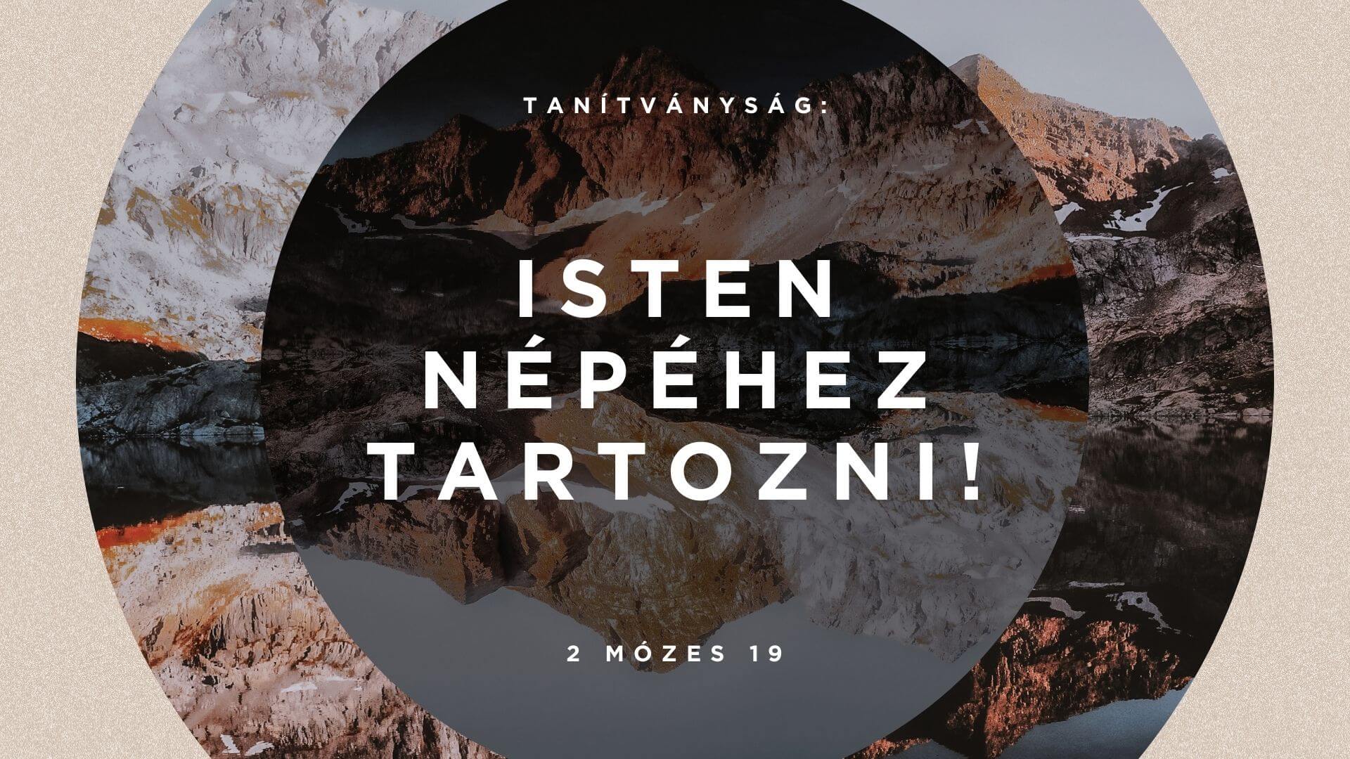 Isten népéhez tartozni!